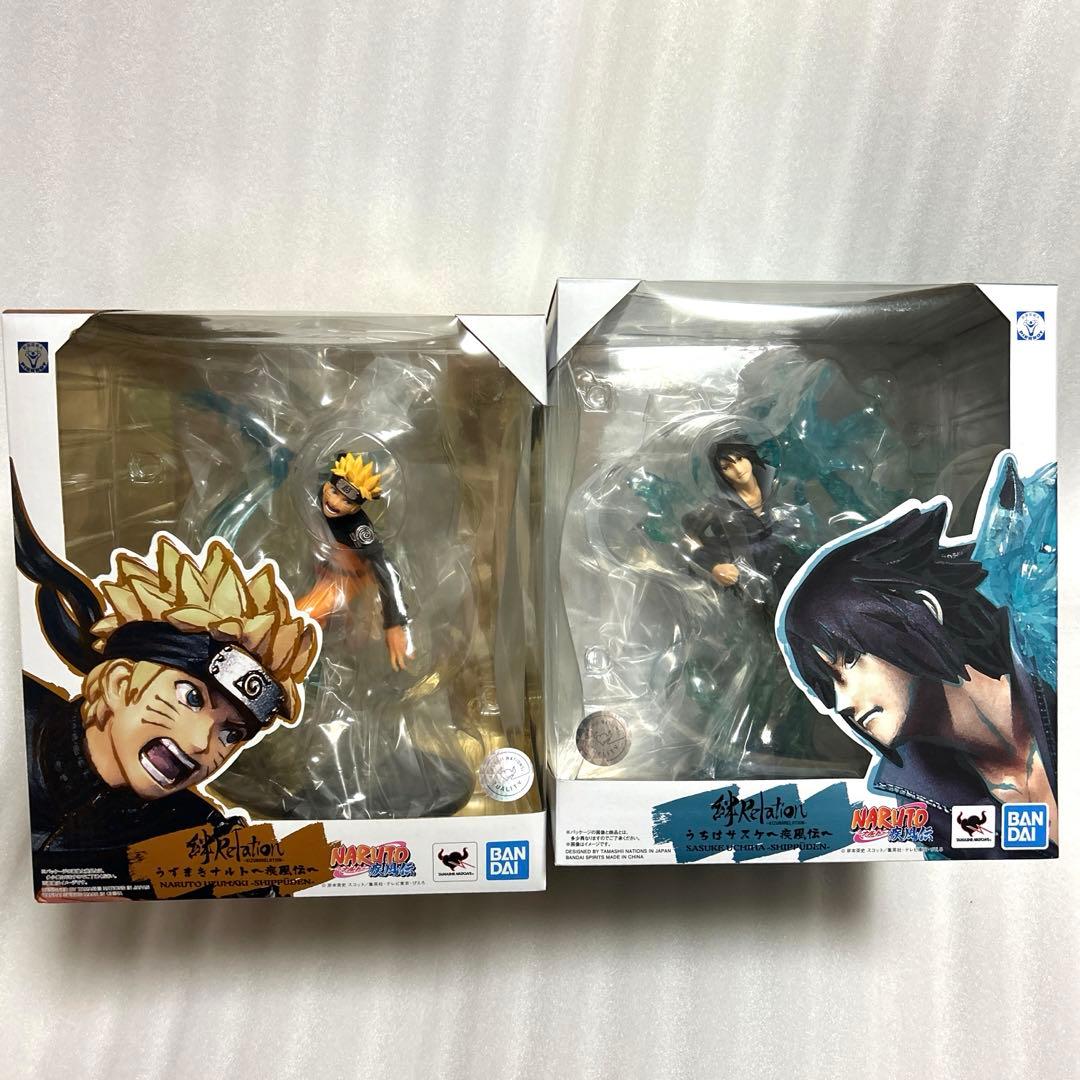 新品！ フィギュアーツzero 絆Relation うずまきナルト うちはサスケ
