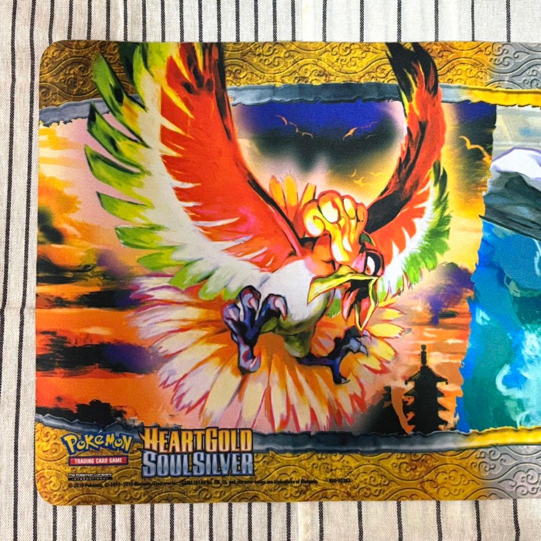 ポケモンカード　ホウオウ ルギア プレイマット HGSS 海外