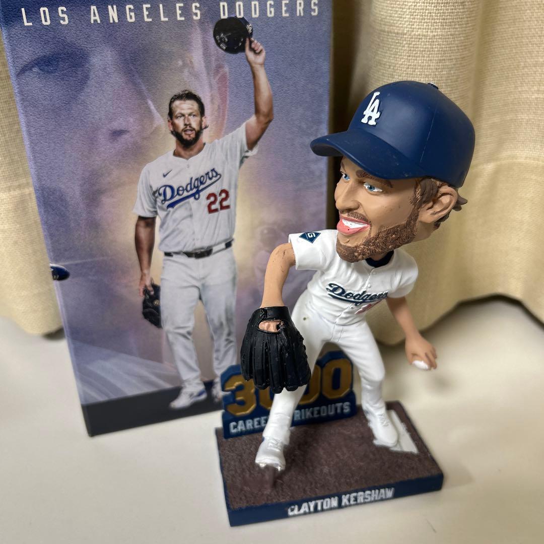 Clayton Kershaw 3000奪三振 記念 ボブルヘッド 👑⚾️ Clayton
