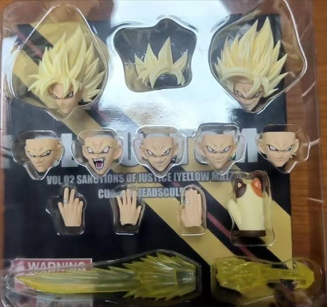 s.h.figuarts 同サイズ 超サイヤ人 ロゼ ヘッドパーツ 4色セット