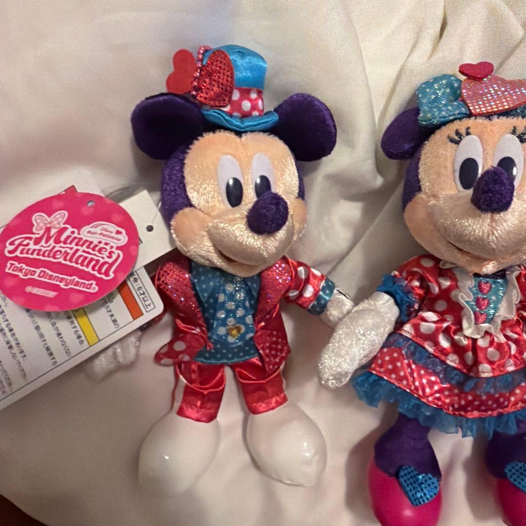 ディズニーパルパルーザ　ミッキー、ミニーぬいぐるみセット