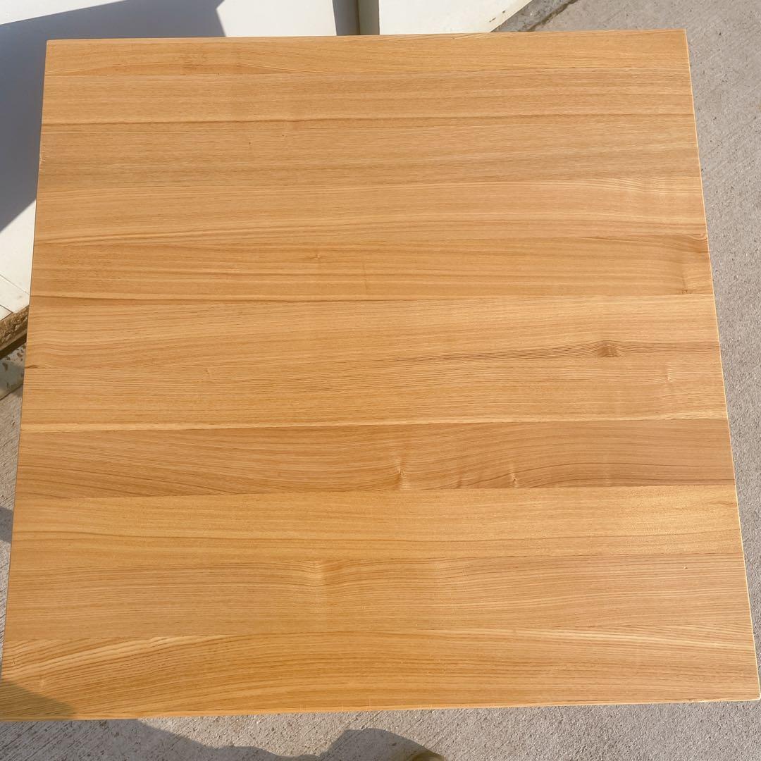 【希少】MUJI 良品計画 ダイニングテーブル 無印良品 タモ材テーブル