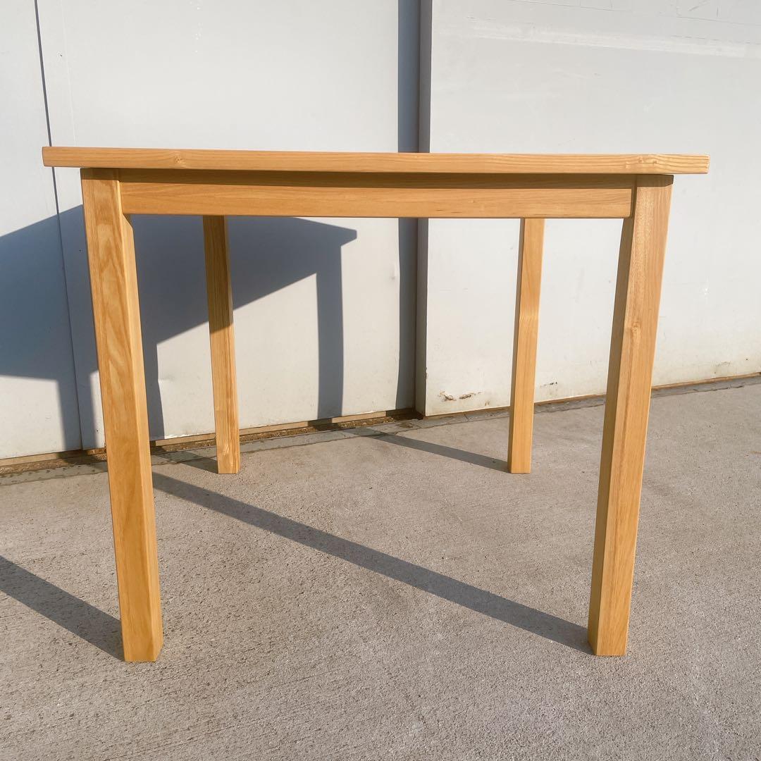 【希少】MUJI 良品計画 ダイニングテーブル 無印良品 タモ材テーブル