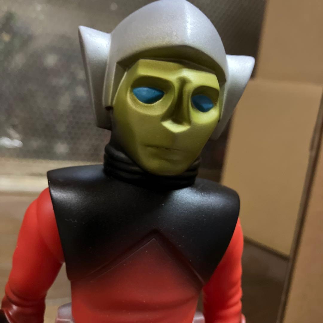 ソフビ シャドー星人 マーミット ウルトラセブン ブルマァク マルサン M1号