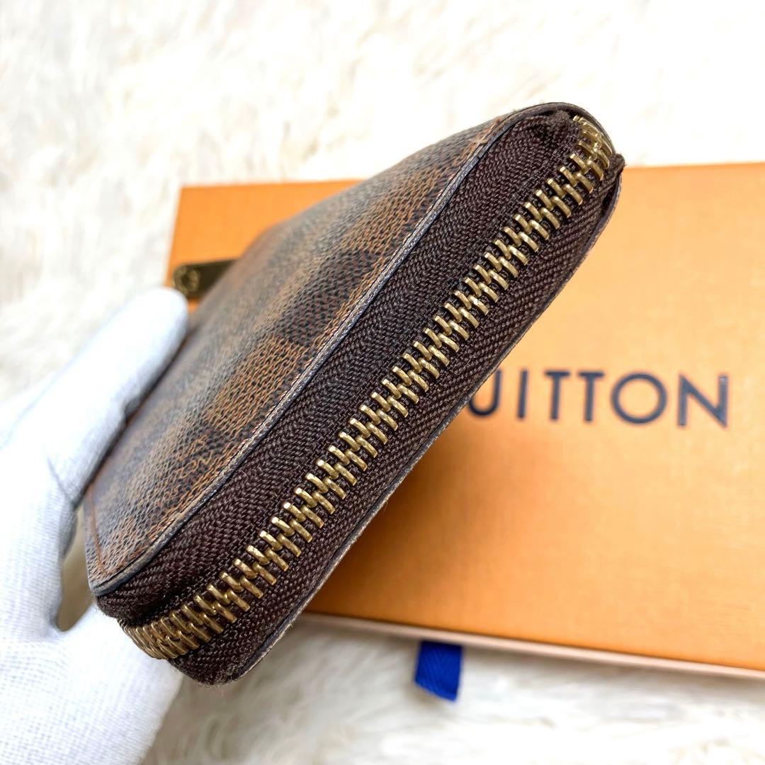 【美品】ルイヴィトン＊ダミエ ジッピー コンパクト N60028