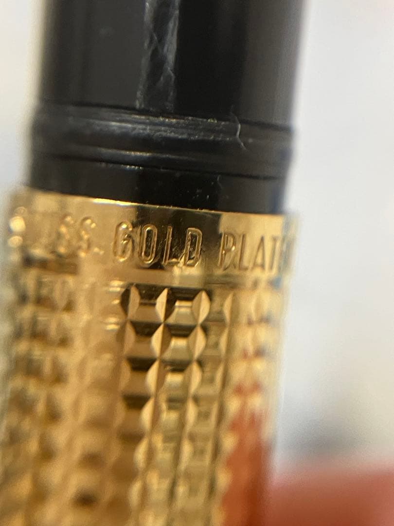 ゴールド 万年筆 ボールペン セット 刻印 585 14k ヴィンテージ