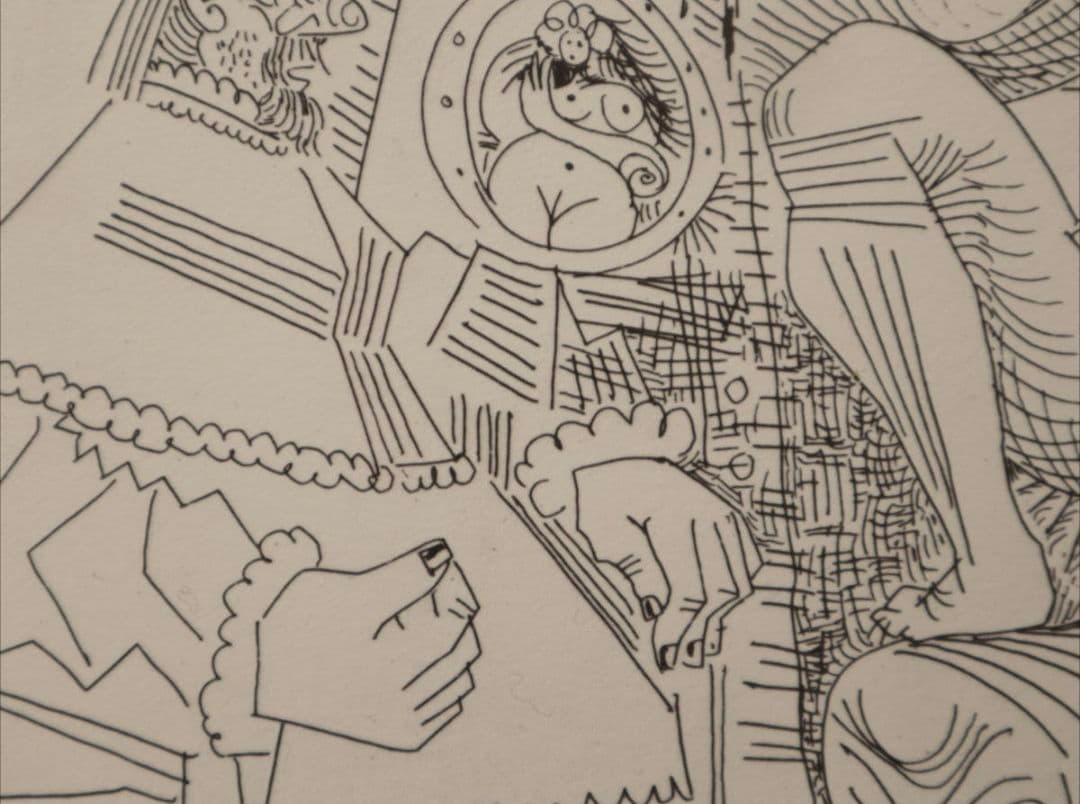 【未使用】【ピカソ 真作】真作保証紙COA付き✰大変希少なエッジング画集✰