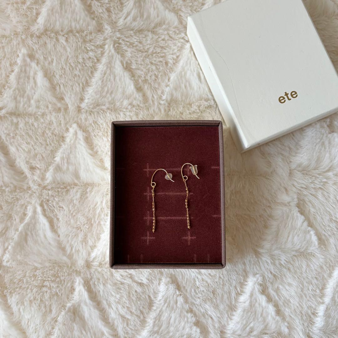 ete ピアス ete（エテ） ピアス K18YG プチ ピアス レディース : ZOZOTOWN Yahoo