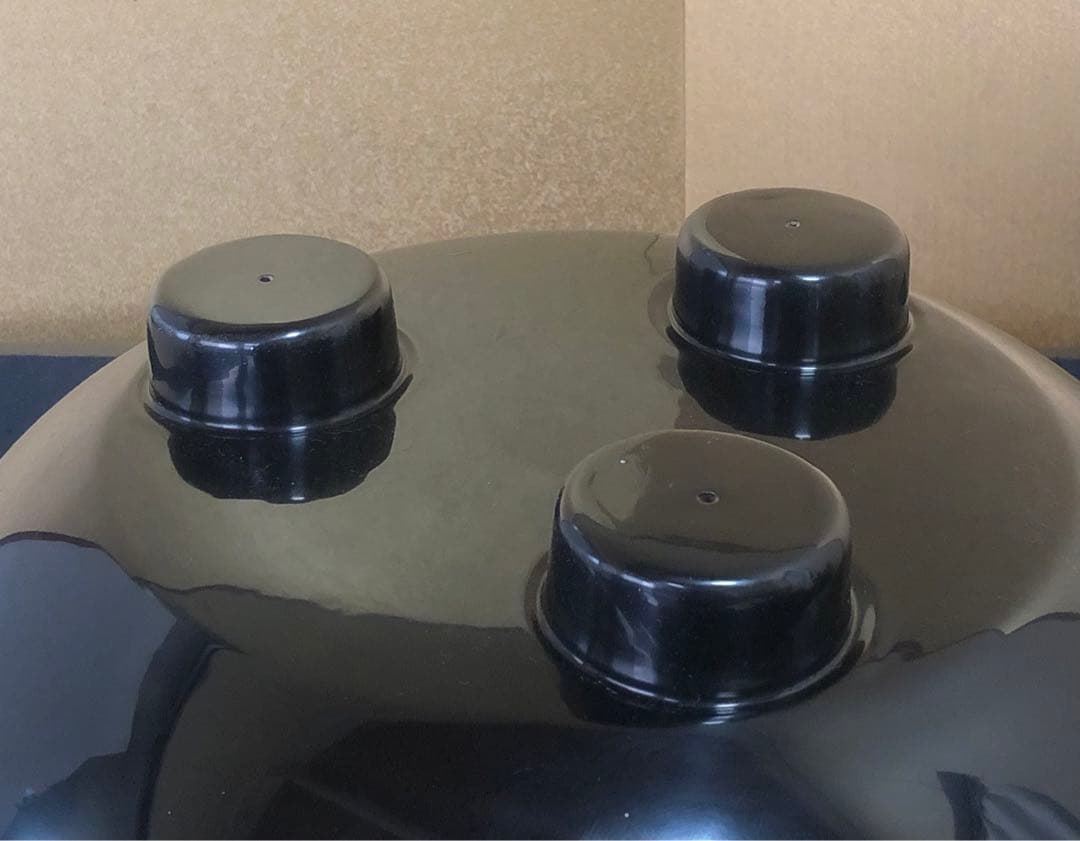 《R》茶道具 黒真塗 土風炉 崇雲 底瓦 元箱　260126く1