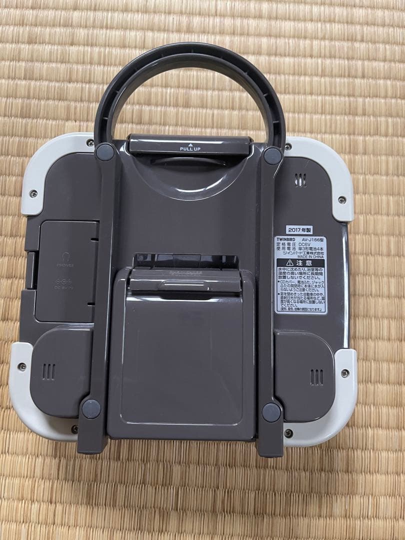Twinbird 防水CDプレーヤー ブラウン AV-J166BR ポータブルCD