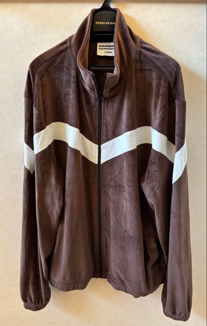 スケートボード hardieshardware Velour zip up set up L