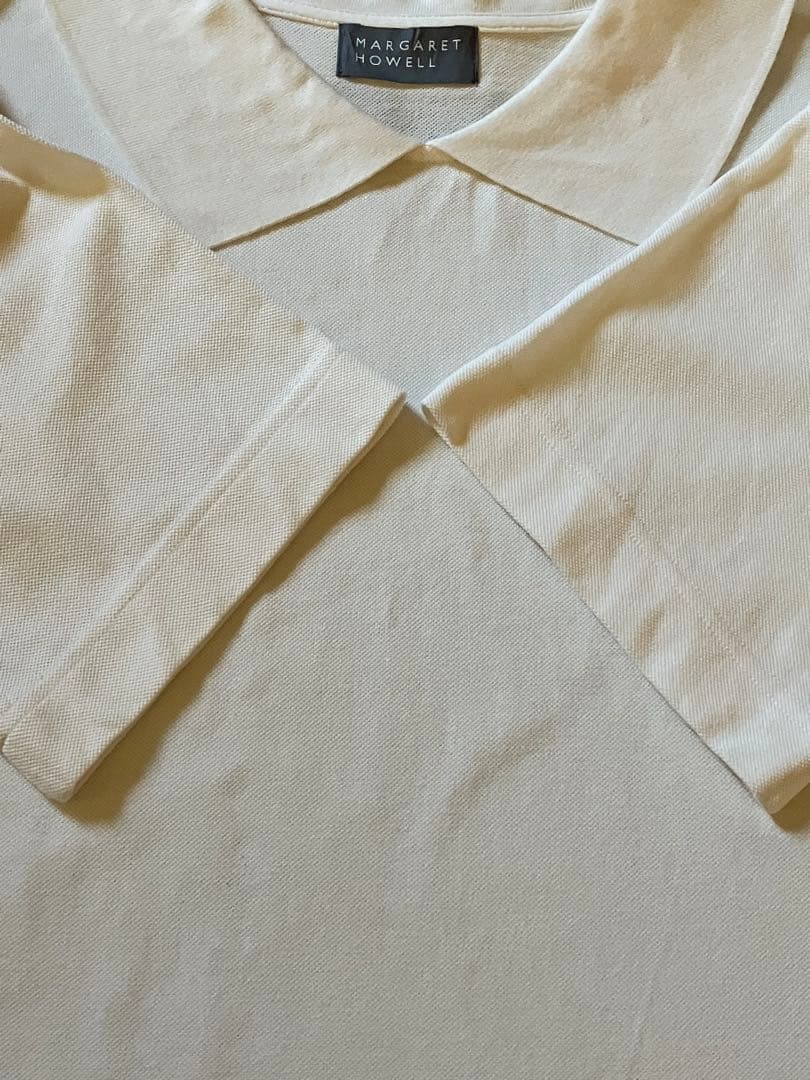 2024SS マーガレットハウエル オーガニックコットンピケ ポロシャツ