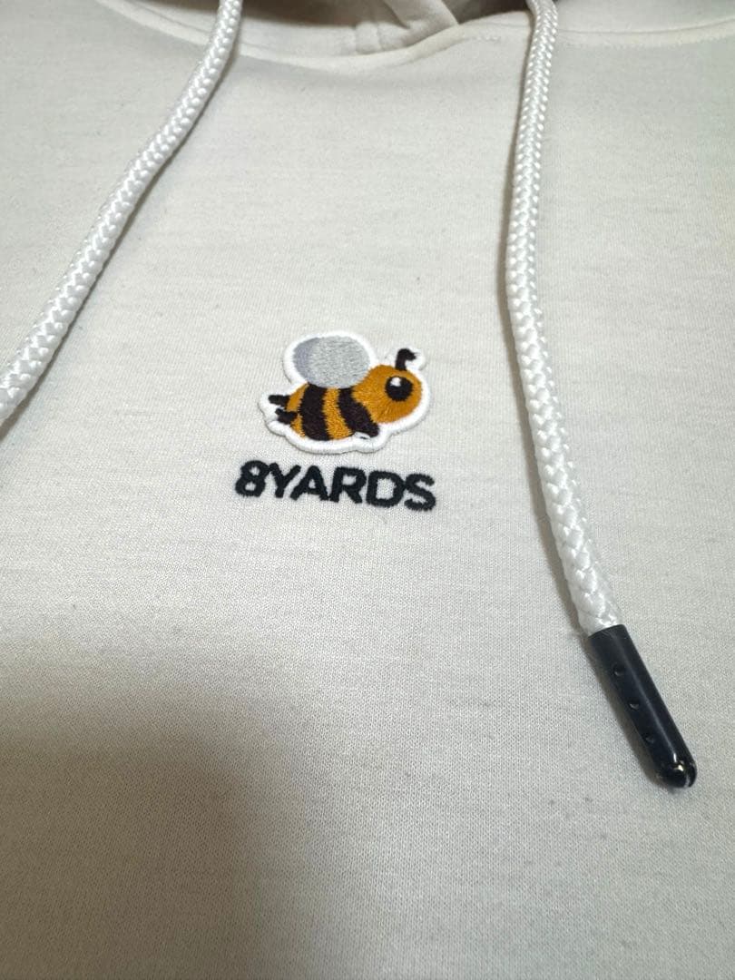 8YARDS 8ヤーズ ホワイト パーカー Laidback Hoodie 4G