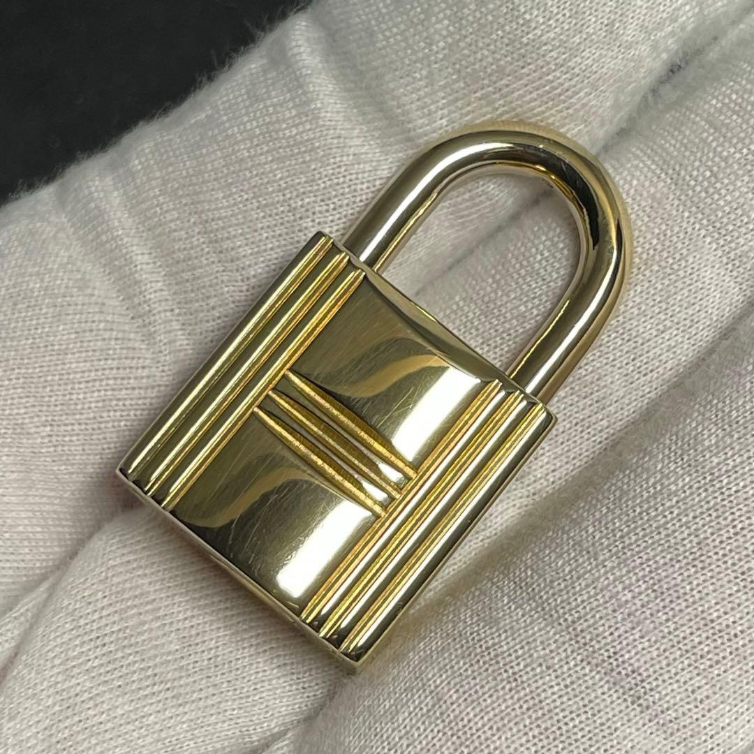 美品】エルメス K24ゴールドメッキ パドロック カデナ リペア品 107番