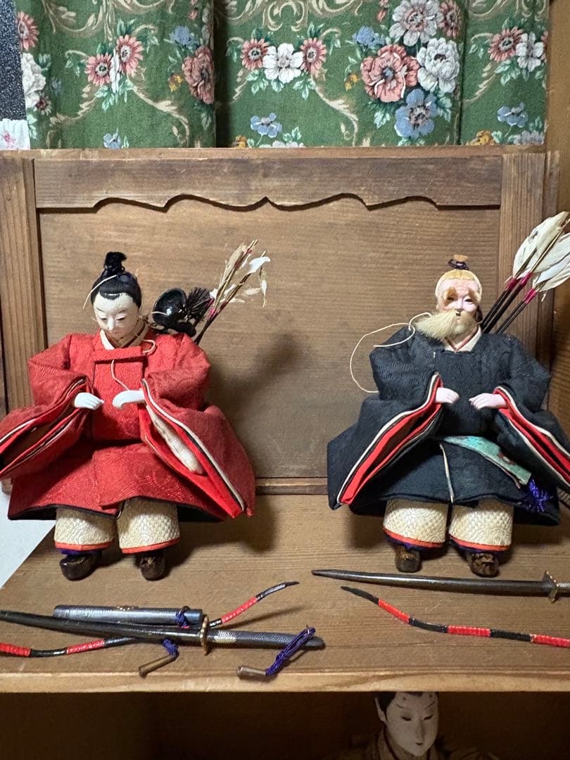お雛様　木箱入り　時代もの