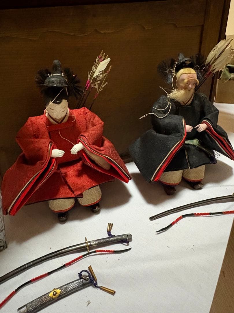 お雛様　木箱入り　時代もの