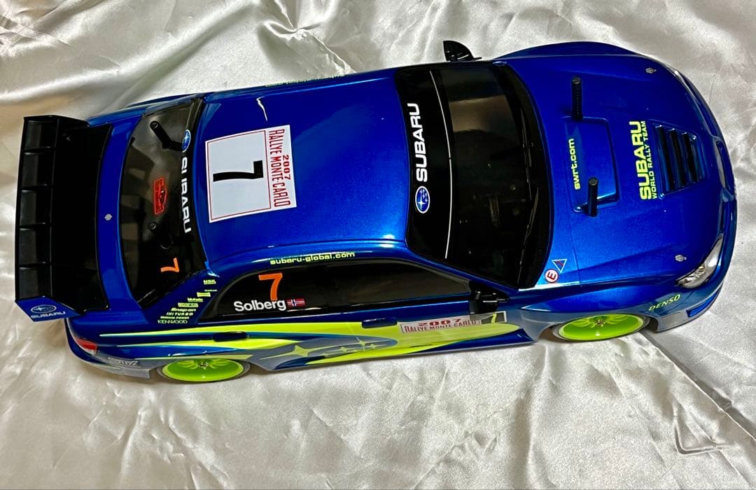 ボディー＆シャシー（タミヤ TT02）インプレッサ ペター・ソルベルグ