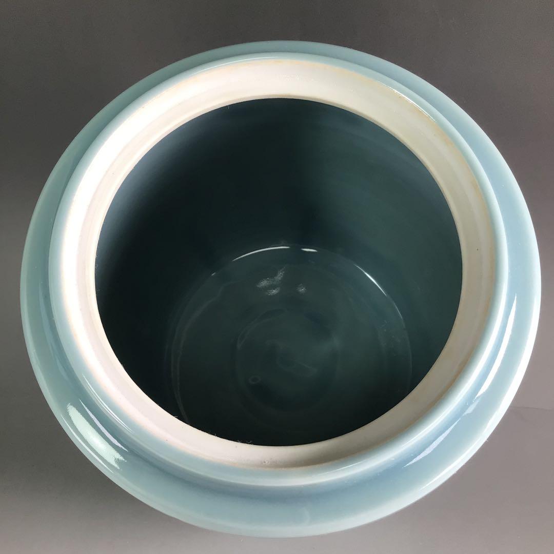 R381 皆具 『加藤鍇次郎造』『青磁皆具』 共箱 茶道具