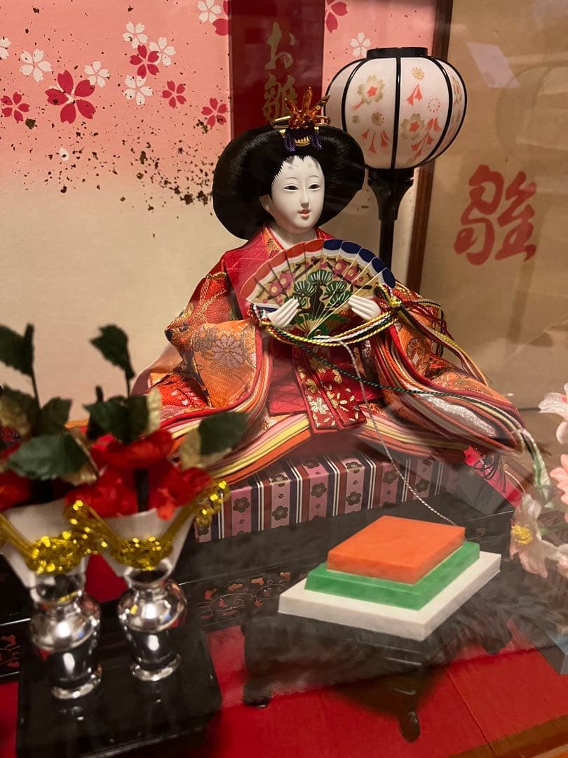 えびせん！定価30000円雛人形　オルゴール付き　ライトアップ　ひな祭り