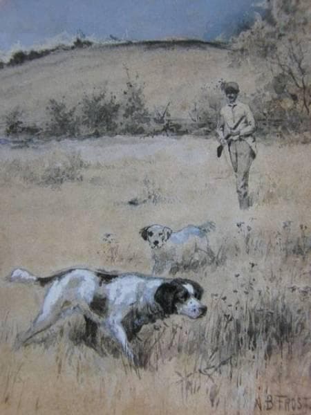 A・B・フロスト、「QUAIL SHOOTING」、海外版超希少レゾネ