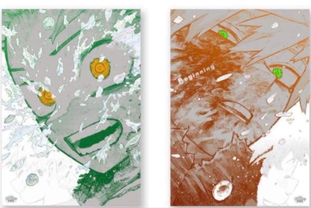 ヒロアカ 原画展ポスター ヒロアカ原画展のキービジュのポスター✌️ フレームをようやく追加で