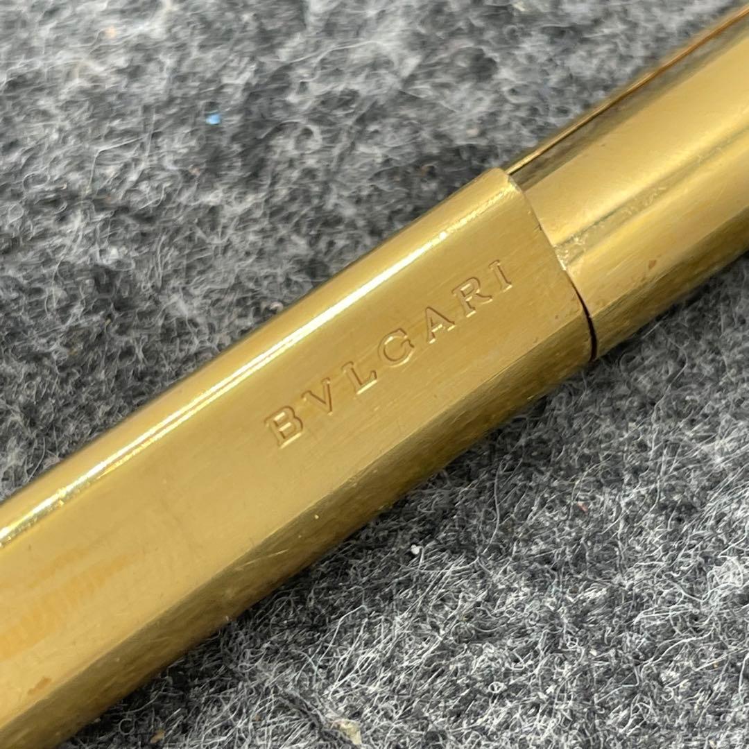 PE783□ブルガリ ツイスト式ボールペン エキセントリック ゴールド