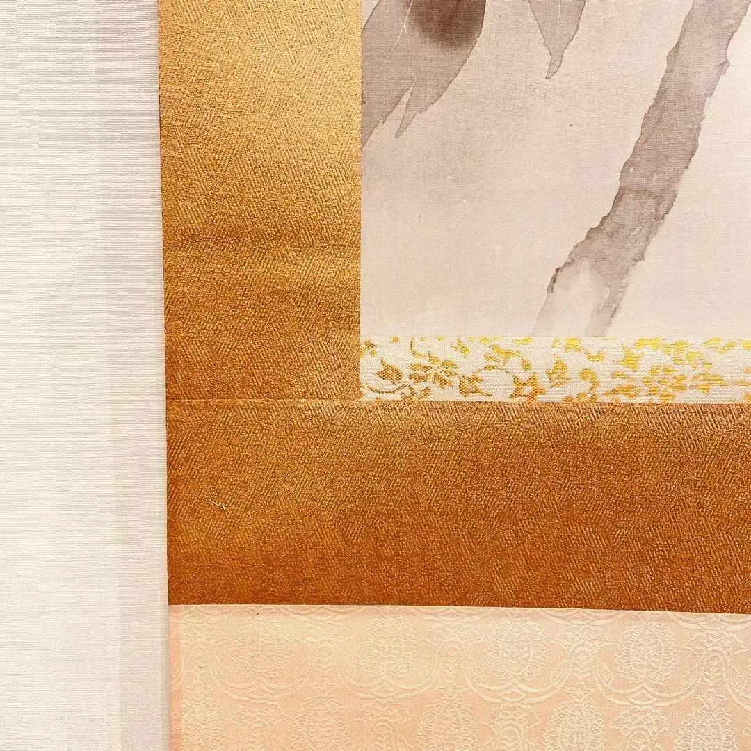 2725 浜田三郎 「牡丹」 共箱 肉筆 絹本 日本画 掛軸