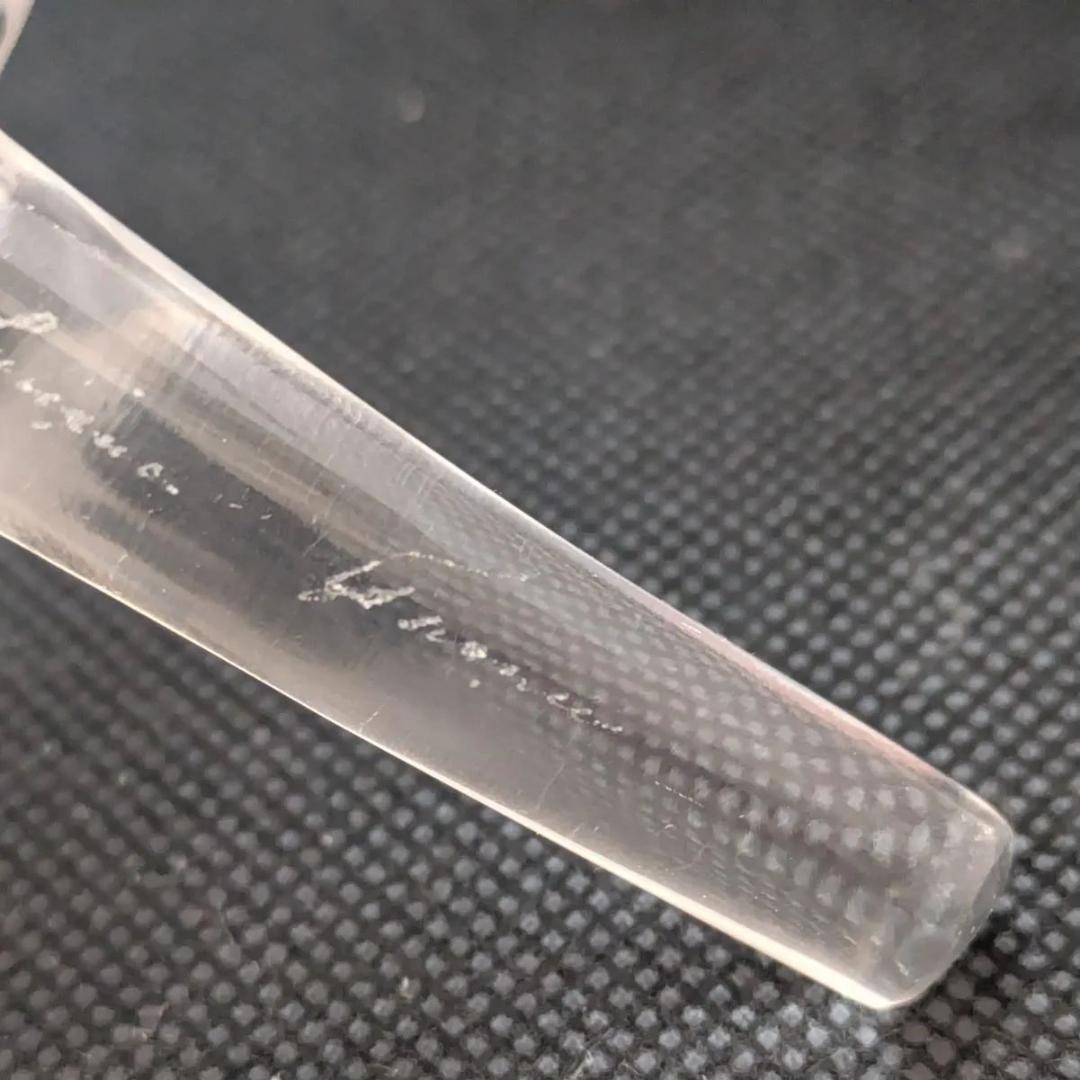 美品 刻印 Lalique ルネ・ラリック アネモネ ペーパーウェイト 文鎮