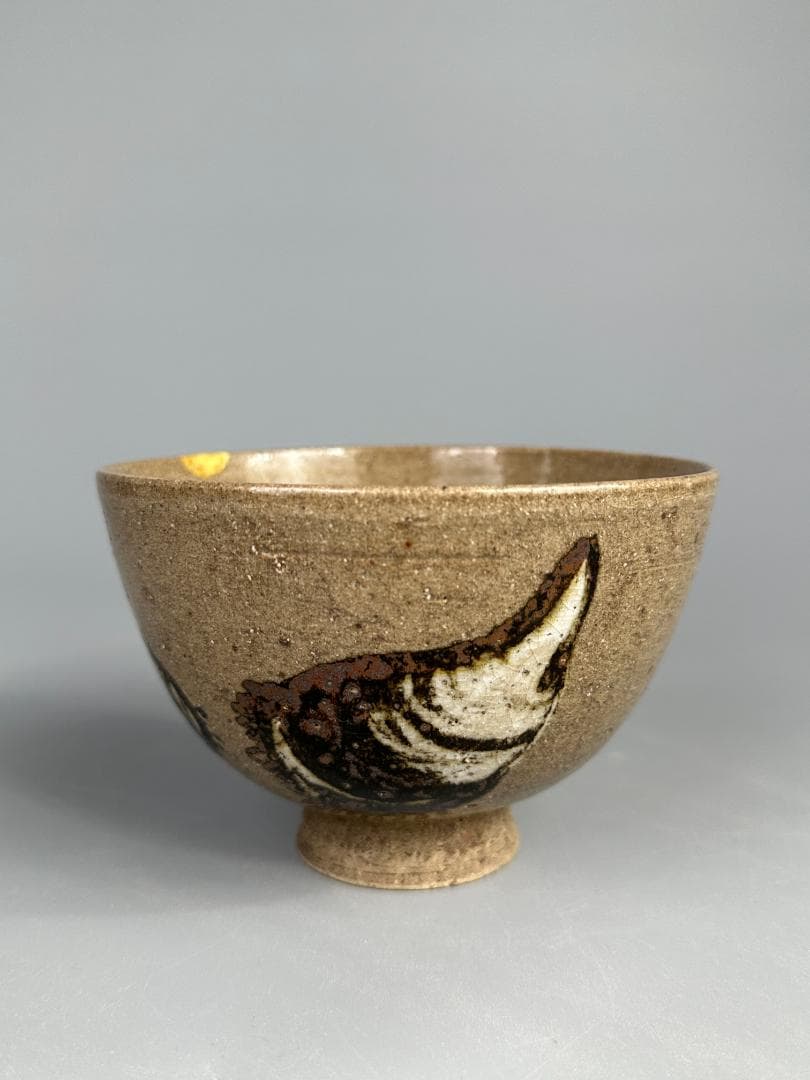 日本美術 尾形乾山写 茶碗 湯呑み 貝図茶碗 木箱入り 日本美術 尾形乾山