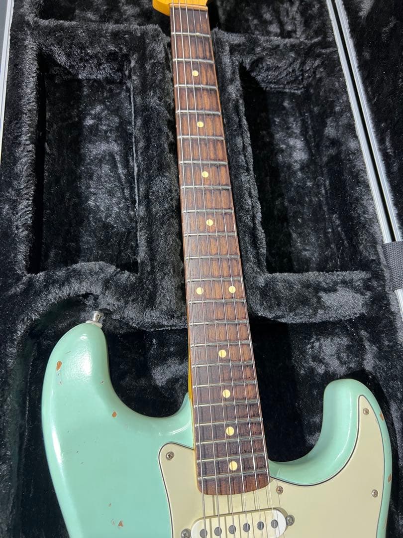 ギター nash guitars S63 Ash aging surf green