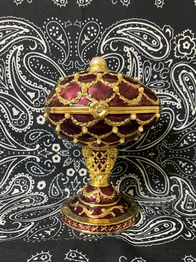 インペリアルエッグ.ジュエリーケース インペリアルイースターエッグ風