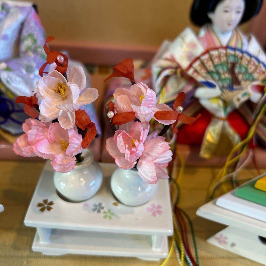 ❤️送料無料❤️雛祭り伝統的 雛人形 大きめ ピンク