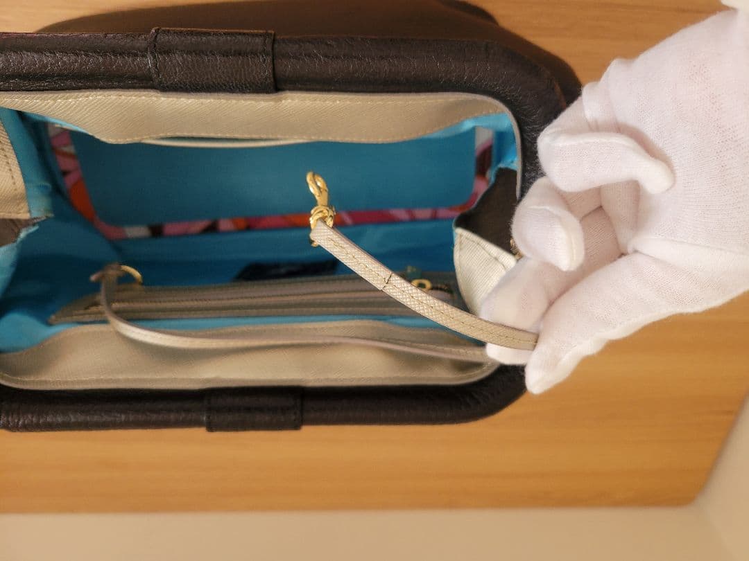 A.D.M.J. ラムレザー口金クロスボディショルダーバッグ