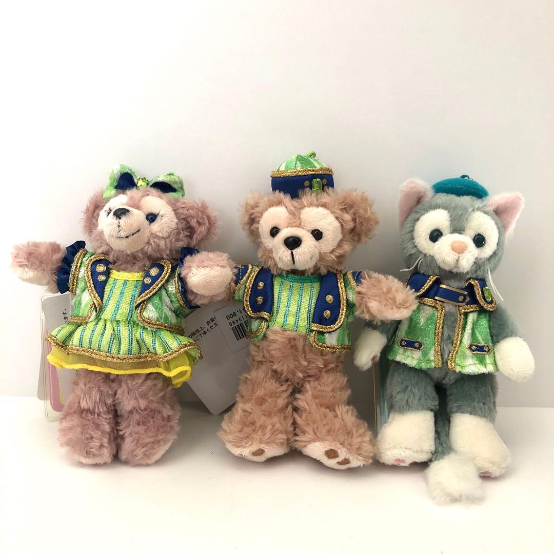 ダッフィーシェリーメイジェラトーニぬいぐるみバッジ【シー15周年