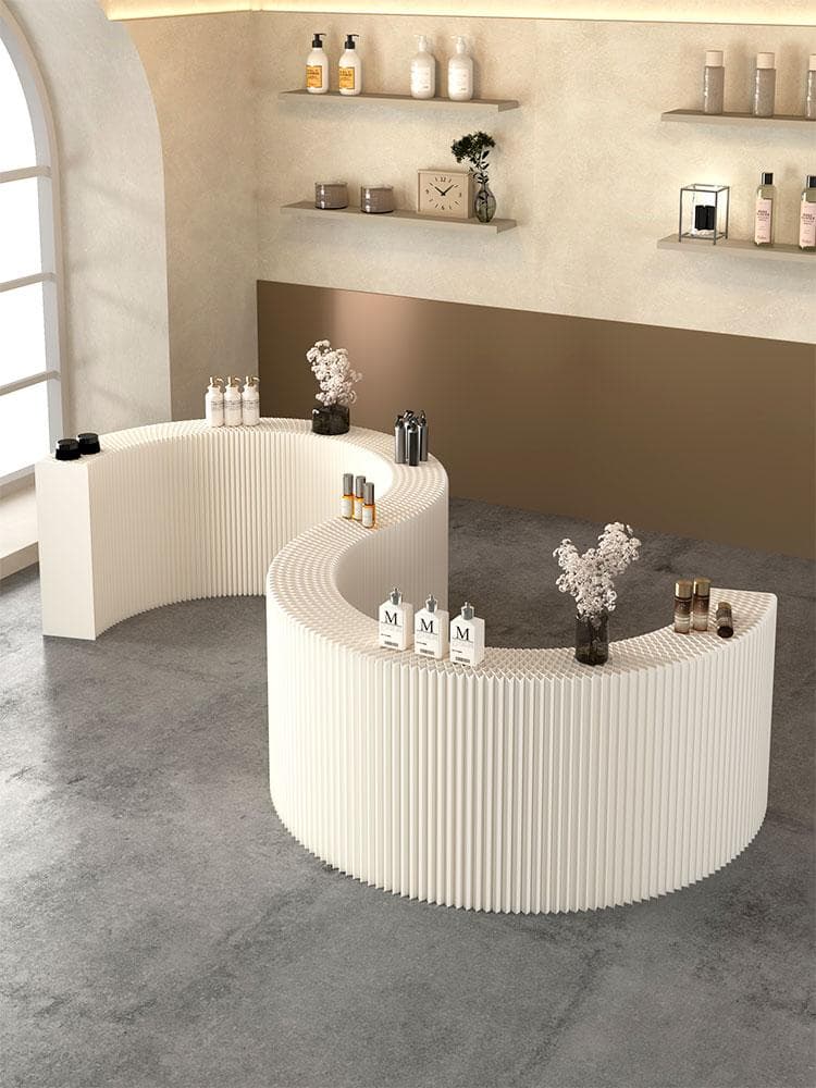 ディスプレイスタンド高さ78㎝長さ40㎝展示台 陳列台 組立不要 展示会