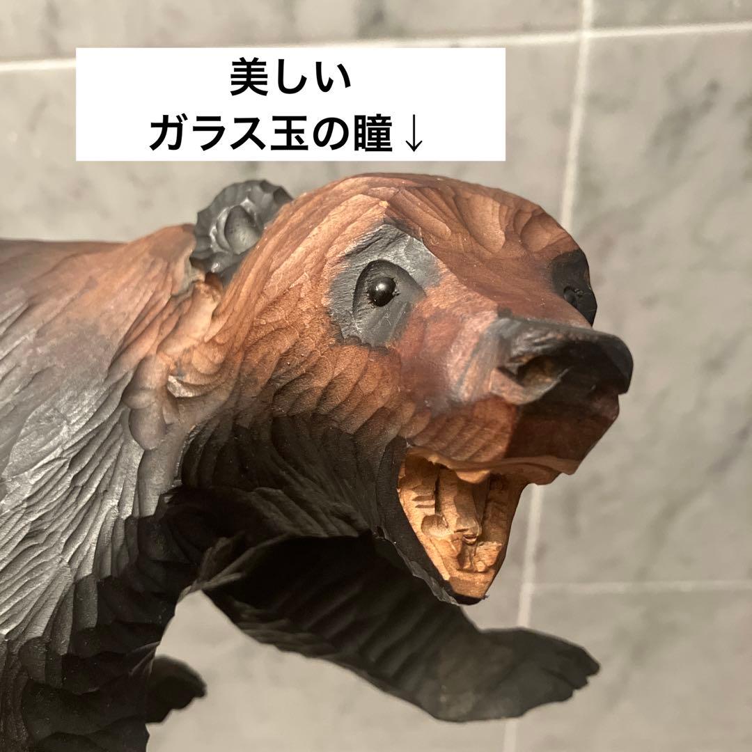 トップ アイヌ名門堀井一族が手掛けた珍しいガラス玉の瞳で彫りや塗り