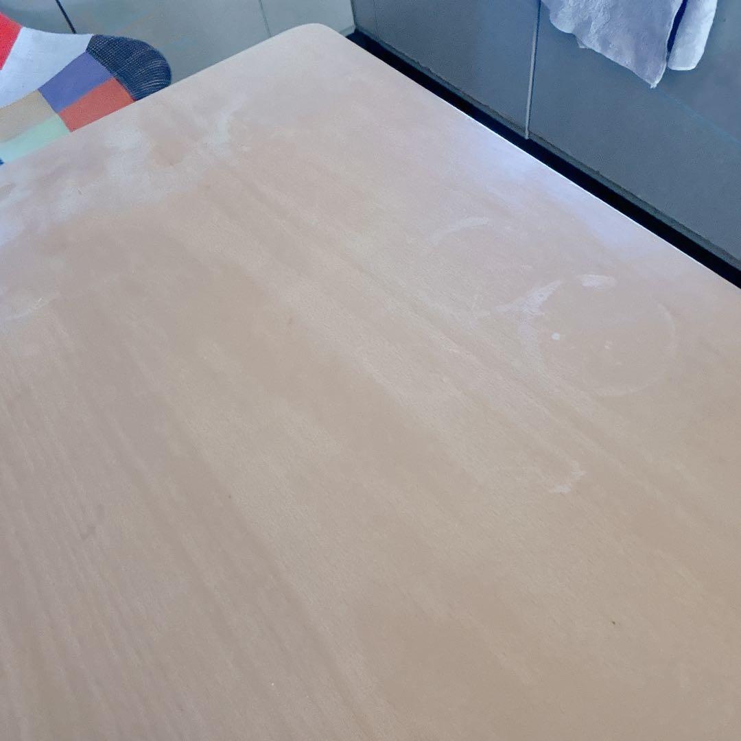 美品】ニトリ ダイニングテーブル ビーチ材 ナチュラル 幅120cm 4〜6人