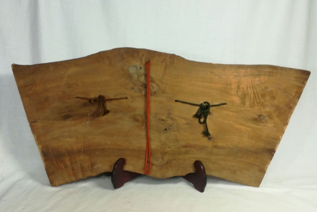 備中神楽面 足名槌命・手名槌命 上田春山作 壁掛け 木彫