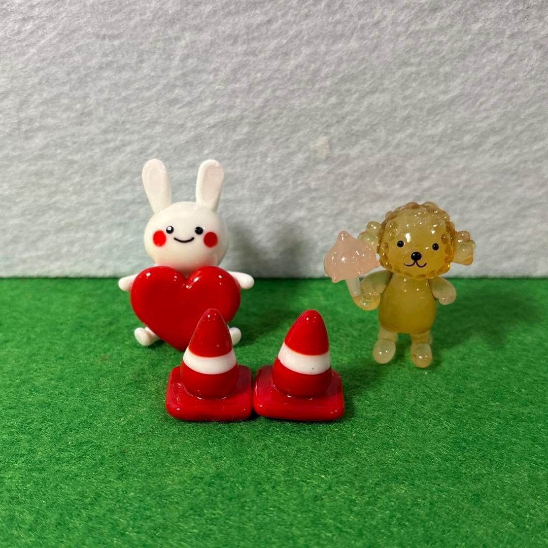 坂田甚内 作 ガラス鉢5客組 箱なし 幅15.6cm 坂田甚内作 ガラス金箔押