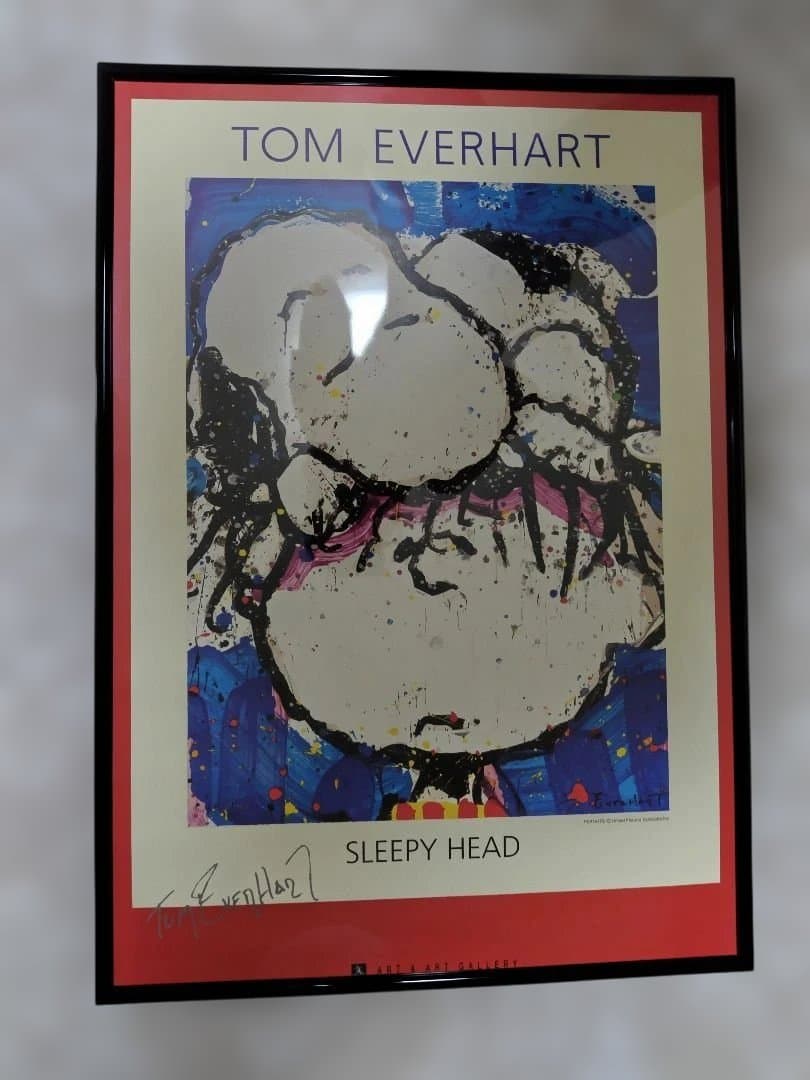 SNOOPYトムエバハート非売品ポスター8種類9枚額縁付