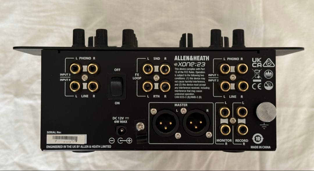 ALLEN&HEATH XONE:23 ミキサー 入手難 ピュアオーディオ使用 Allen