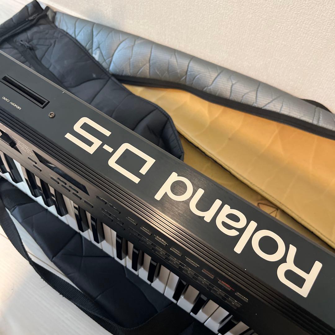 【値下げしました】Roland D-5 シンセサイザー　ケース ACアダプタ付き