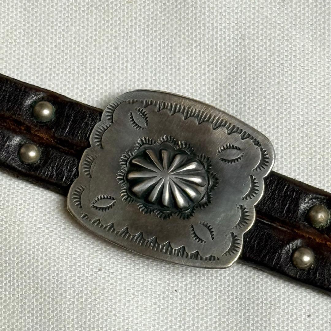 未使用 アルソマーズ ×スティーブンソンオーバーオール レザーブレス 革 HTC