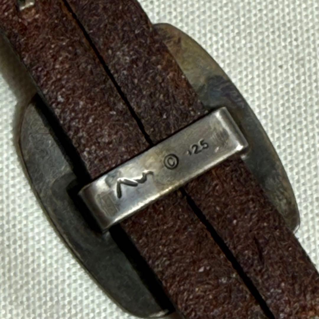 未使用 アルソマーズ ×スティーブンソンオーバーオール レザーブレス 革 HTC