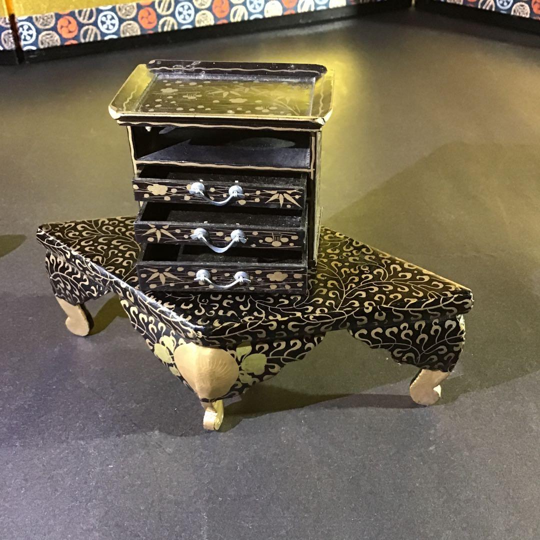 大名金蒔絵雛道具7点　江戸時代　　　B I