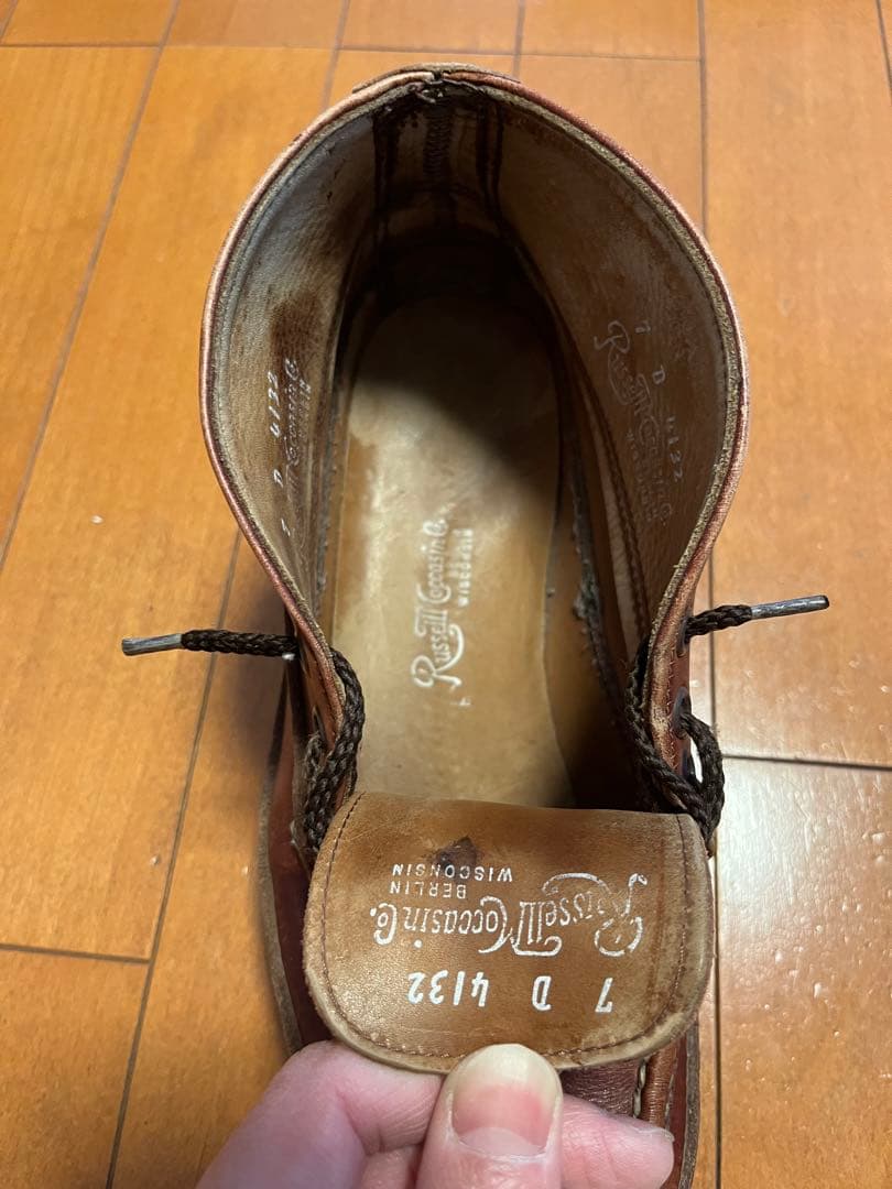 Russell Moccasin バーガンディー 7D