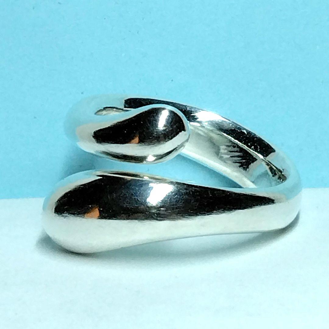 ティファニーティアドロップリング 15.5号　新品仕上げ　無傷未使用に近い