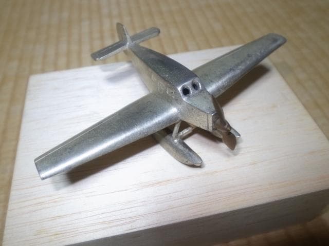◆極希少 1937年 67機限定！帝国飛行協会と丸善アテナインキ 金属飛行機模型