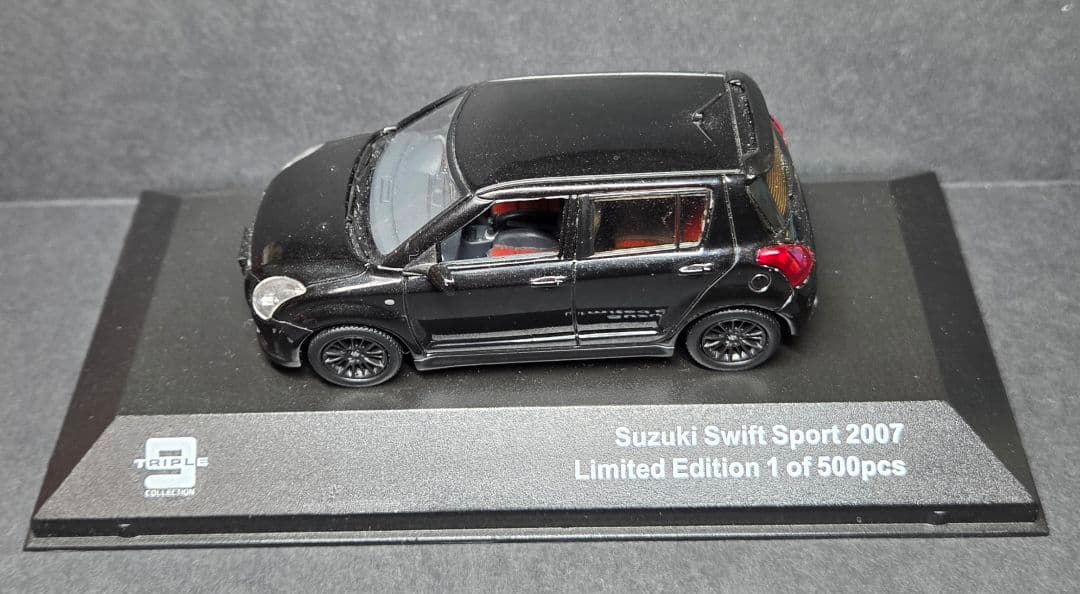 1/43 スイフトスポーツ 2007 リミテッドエディション 限定 ミニカー 黒
