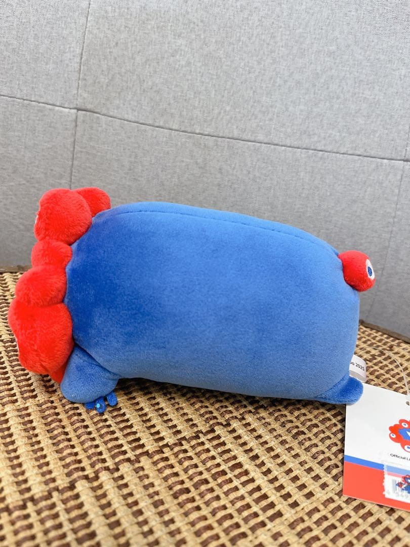 【新品未使用】大阪関西万博 ミャクミャクお手玉風ぬいぐるみS & もっちり横